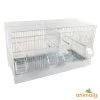 Cage Domus-Molinari 64cm Laquée En Blanc -Fournitures Pour Oiseaux cage domus molinari 64cm blanche