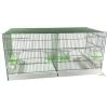 Cage Domus-Molinari 90cm Laquée En Vert -Fournitures Pour Oiseaux cage domus molinari 90cm chromee 1