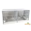 Cage Domus-Molinari 90cm Blanche Avec Parois Latérales Amovibles -Fournitures Pour Oiseaux cage domus molinari avec parois laterales amovible de 90cm blanche