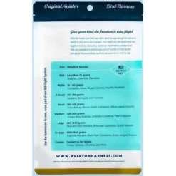 Harnais Pour Perroquets Aviator - Medium/Rouge -Fournitures Pour Oiseaux harnais pour perroquets aviator mediumrouge 2