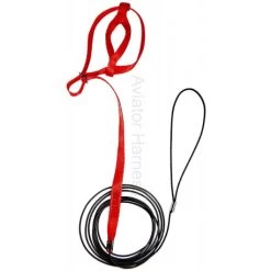 Harnais Pour Perruches Aviator - Petit/Rouge -Fournitures Pour Oiseaux harnais pour perruches aviator petitrouge 2