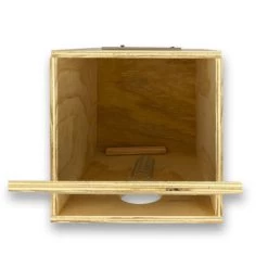 Nichoir Vertical Pour Grandes Perruches 22x22x30 Cm -Fournitures Pour Oiseaux nichoir vertical pour grandes perruches 22x22x30 cm 2